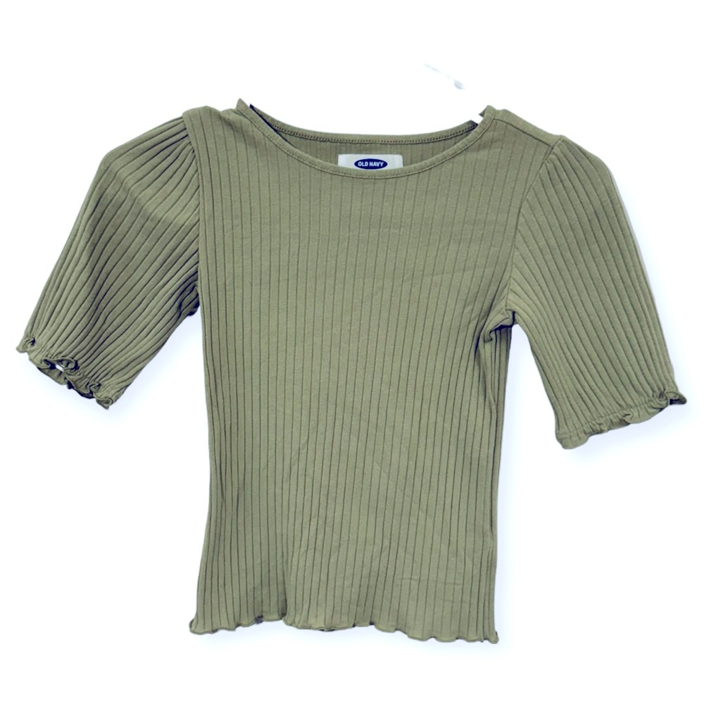 Old Navy Girls Ribbed Shirt Size S6-7